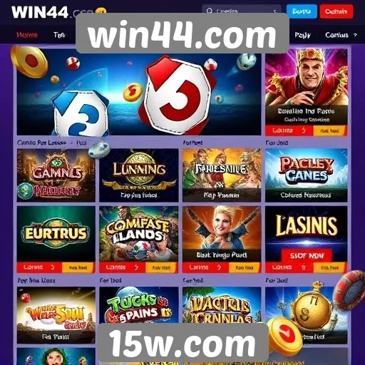 Análise das opções de jogos no site win44.com